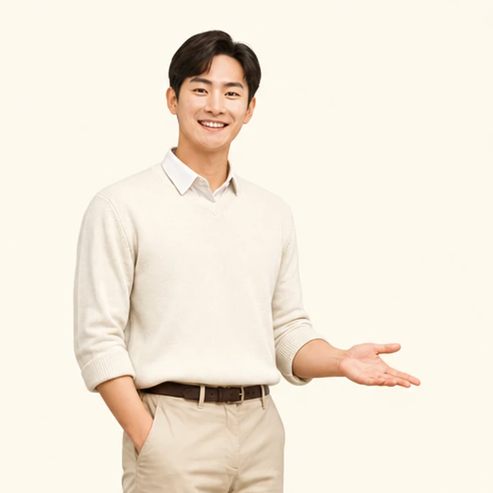 신용불량 K8 장기렌트 상담 신청을 안내하는 담당자